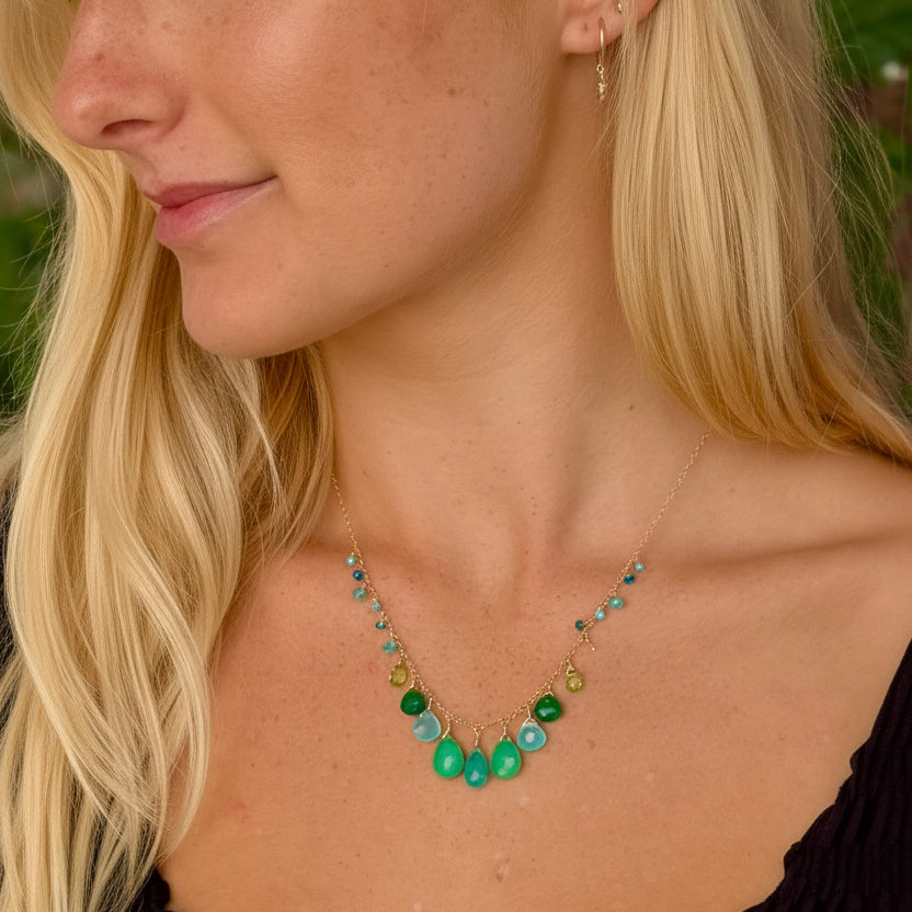 Emerald Hues Necklace