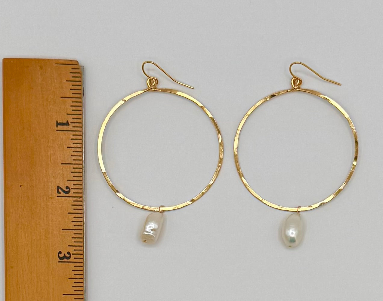 Drift Pearl Hoops