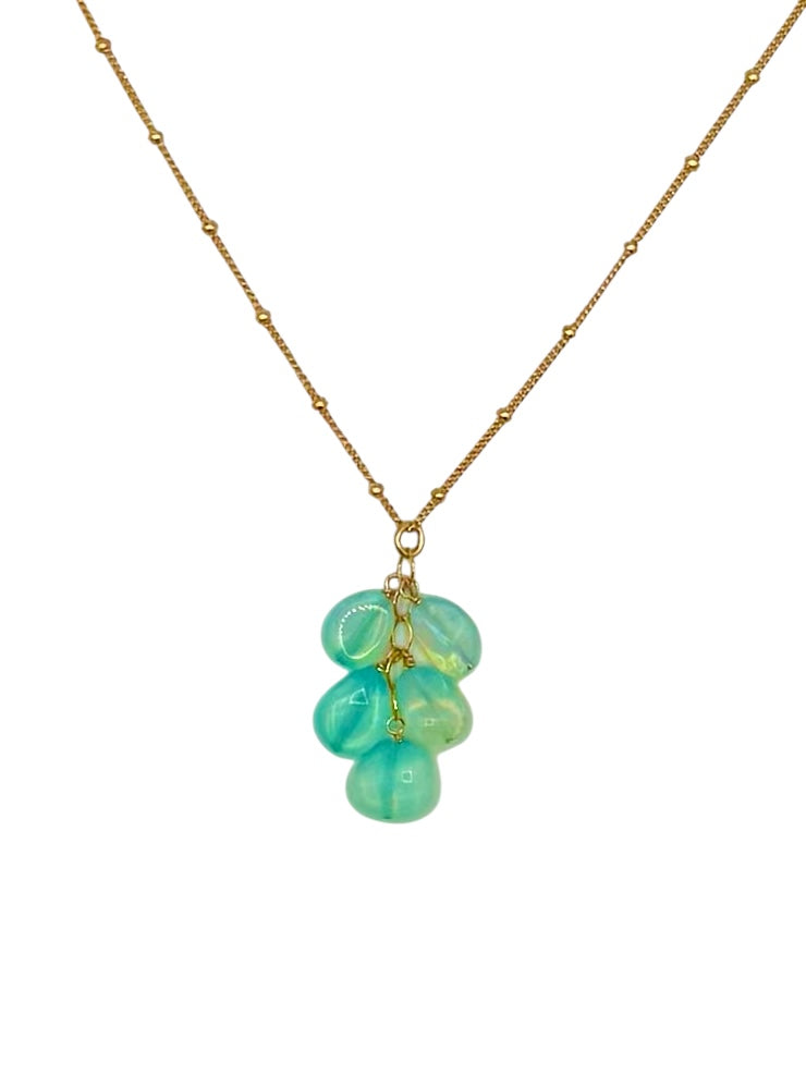 Opal Aura Nugget Necklace