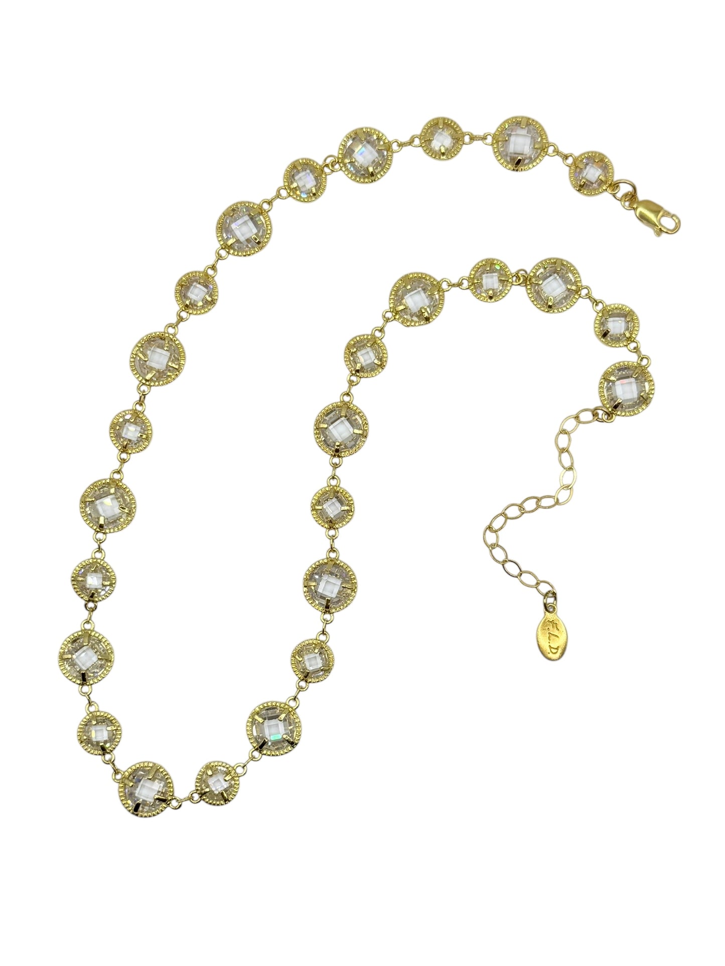 Zircon Diamond Glow Necklace