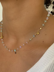 Lavender Sunset Opal Necklace