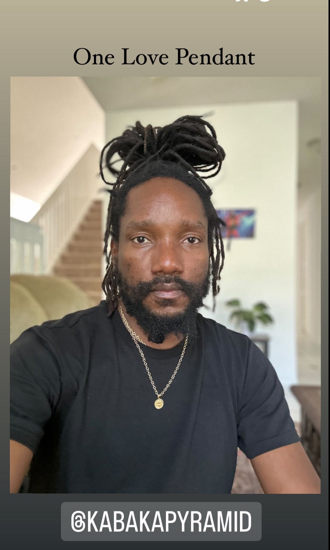 One Love Pendant and Chain