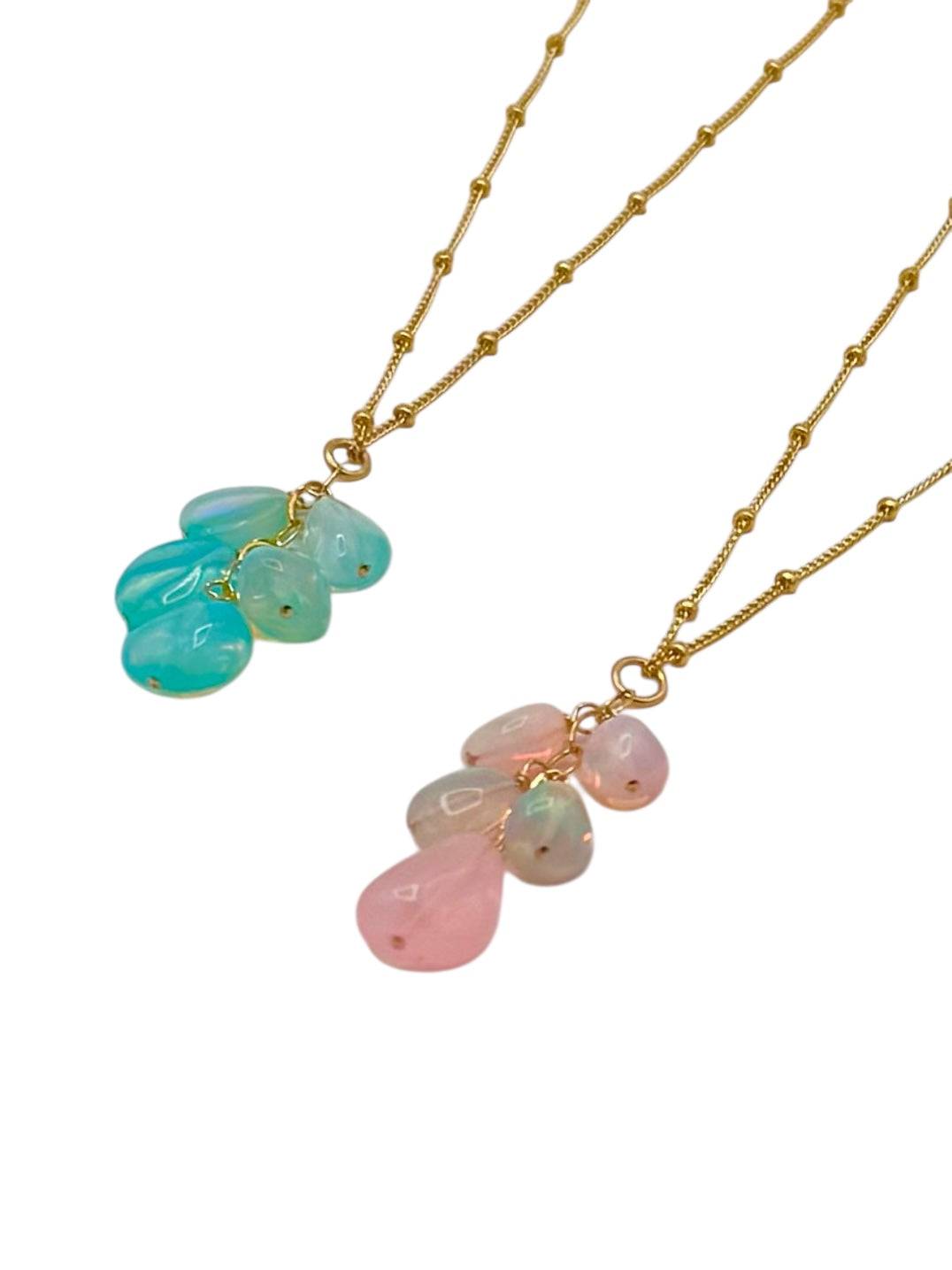 Opal Aura Nugget Necklace