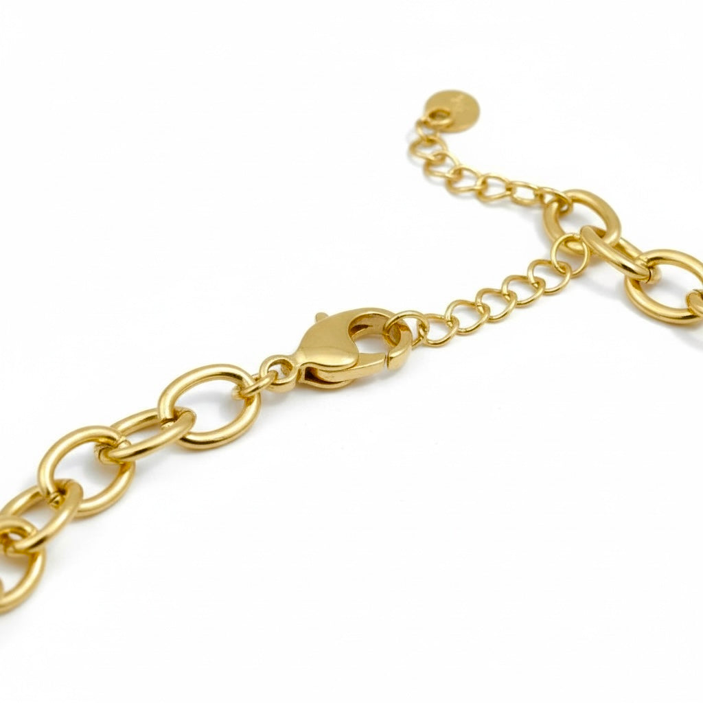 Gold Big Link Choker