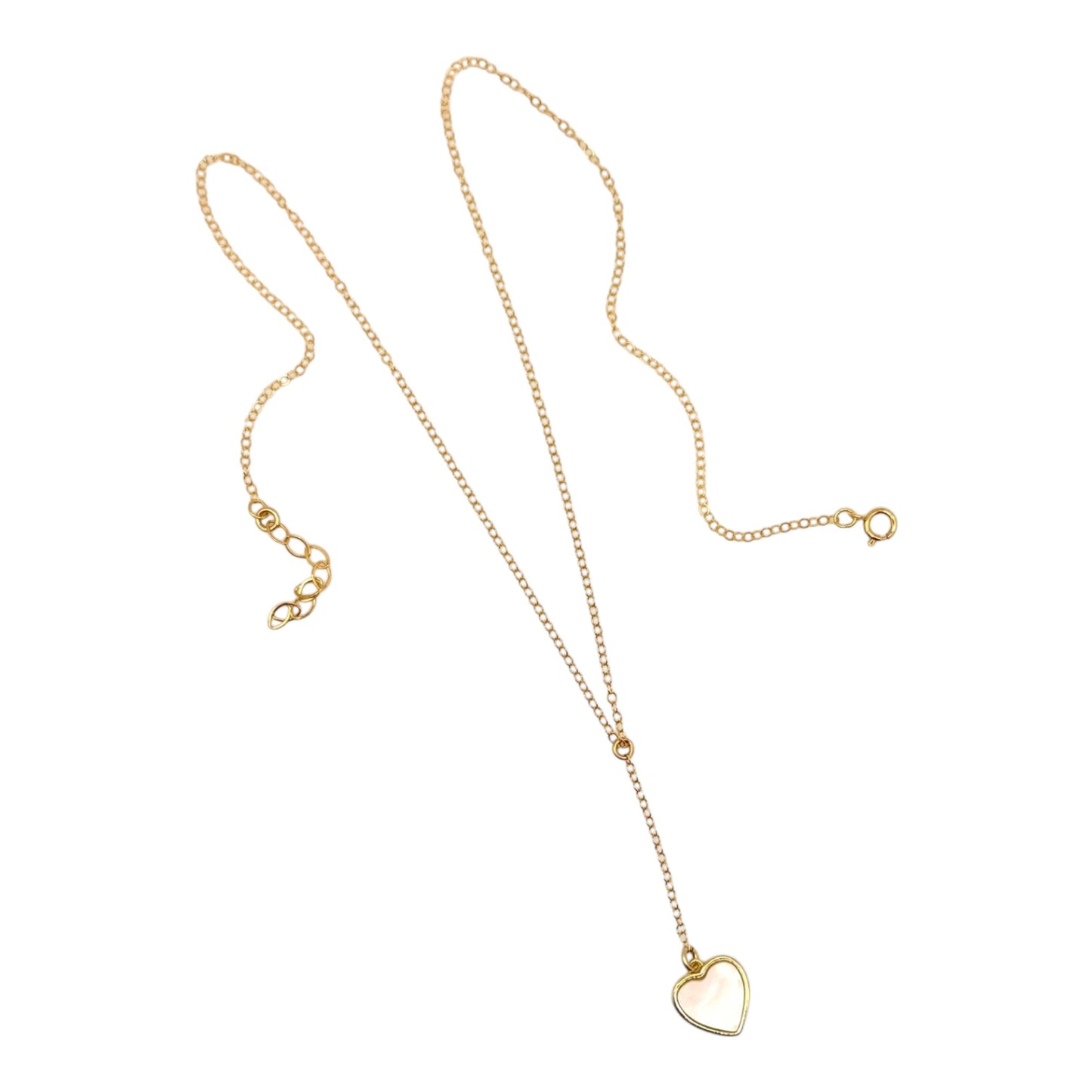 Mother Of Pearl Heart Lariat