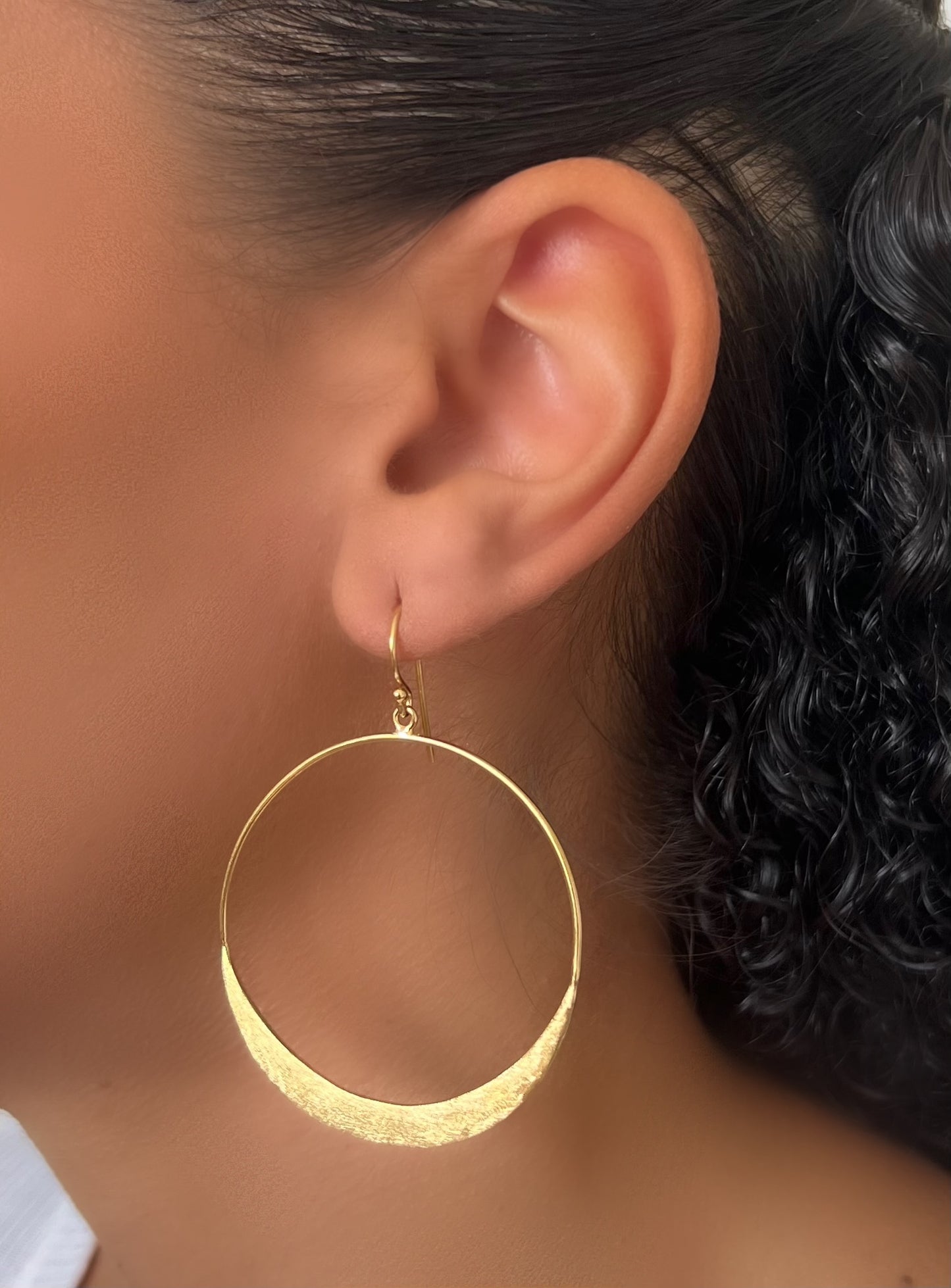 Moon Sliver Hoops