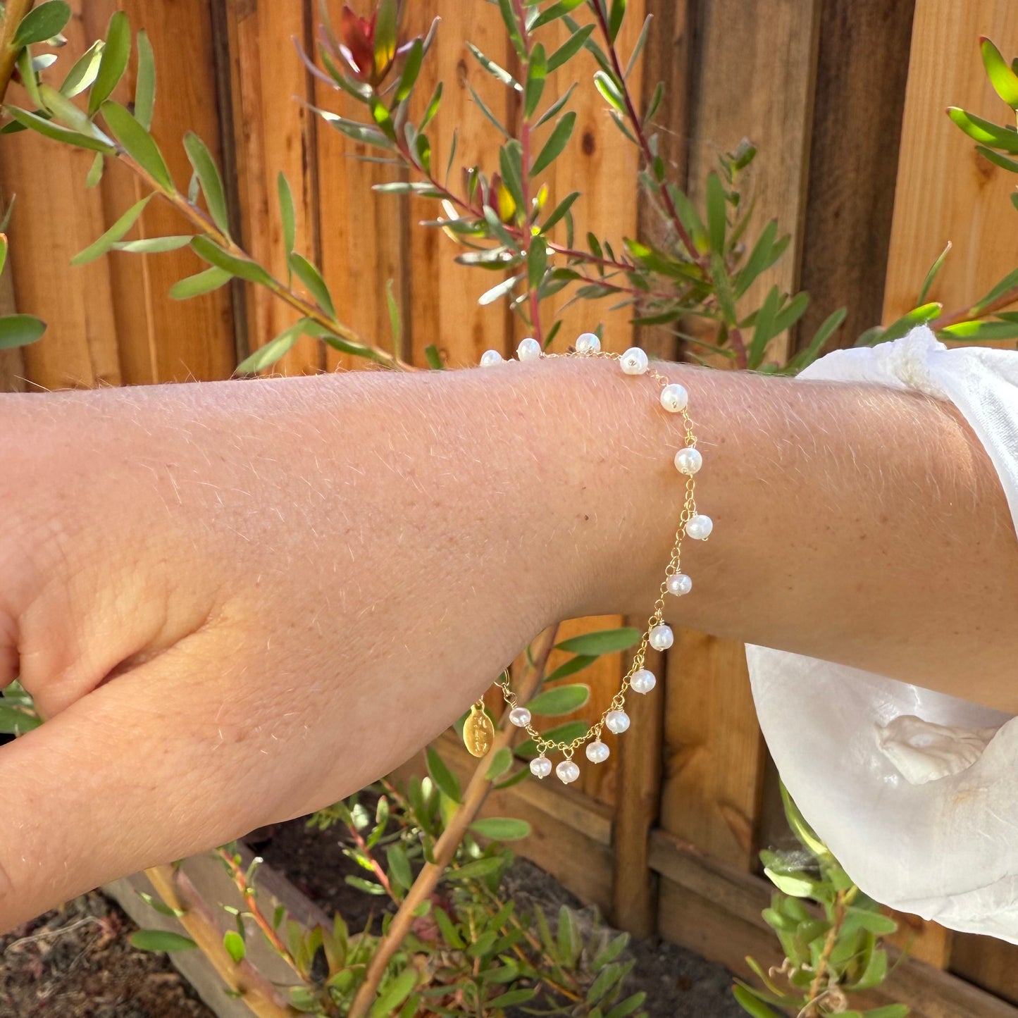 Original FLD Pearl Drop Bracelet