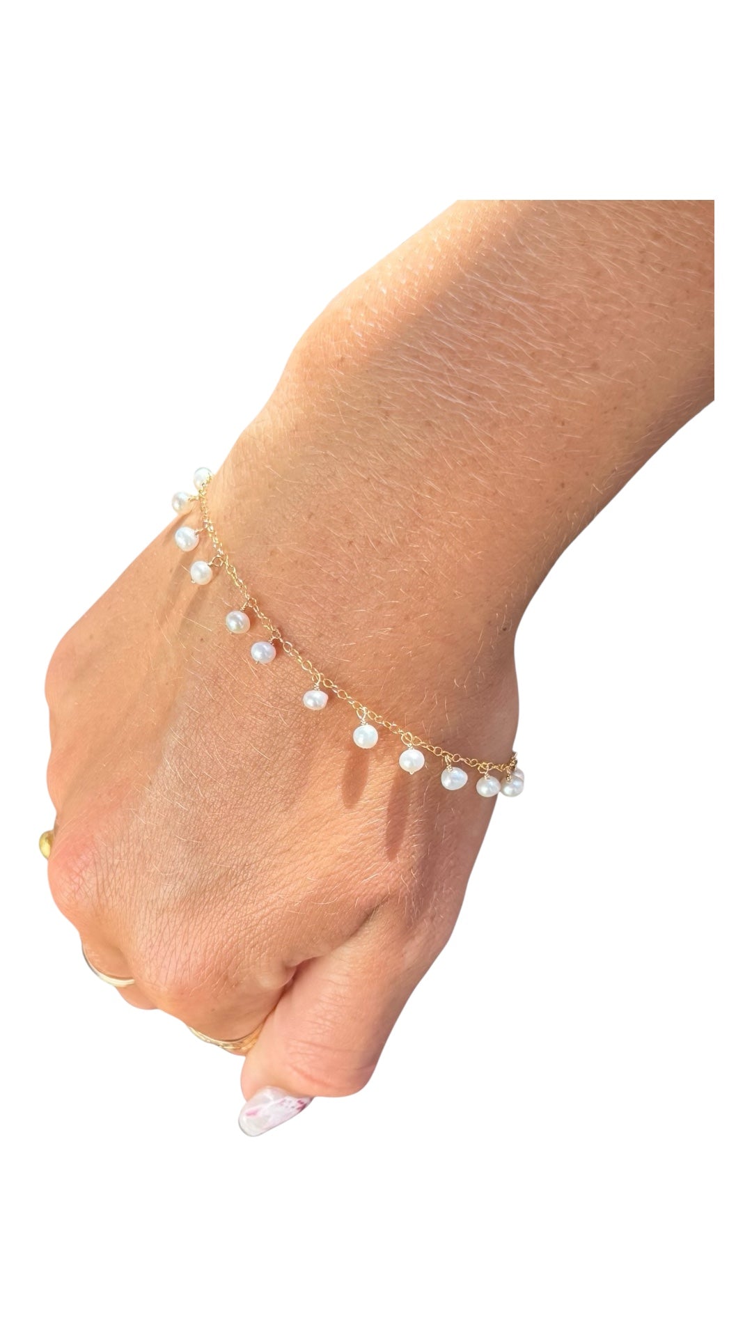 Original FLD Pearl Drop Bracelet