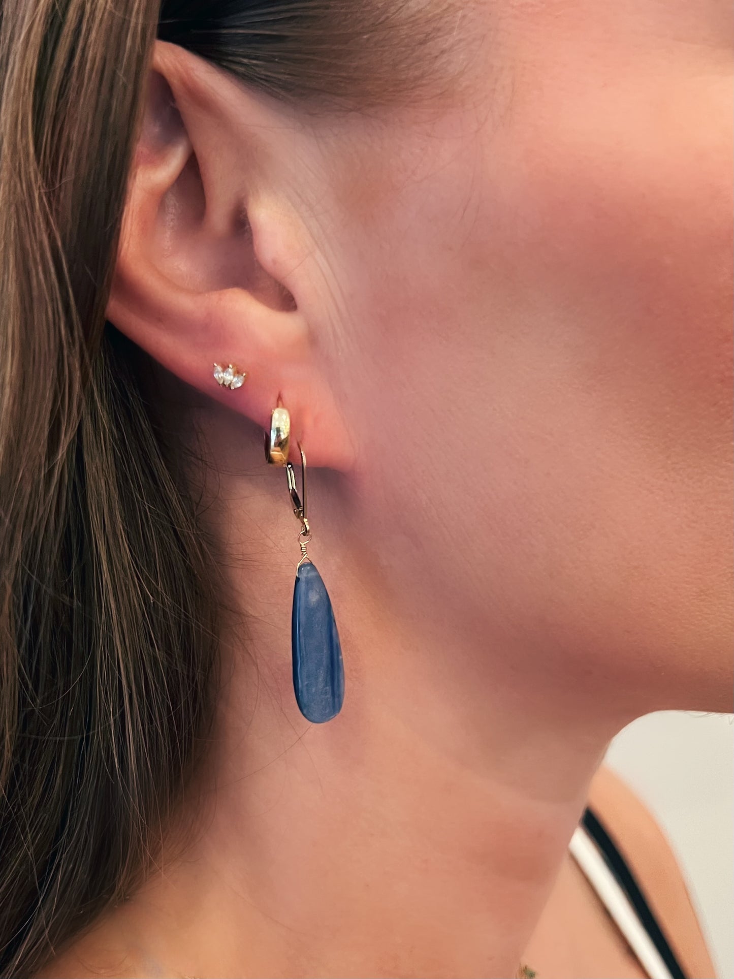 Blue Kyanite Earrings