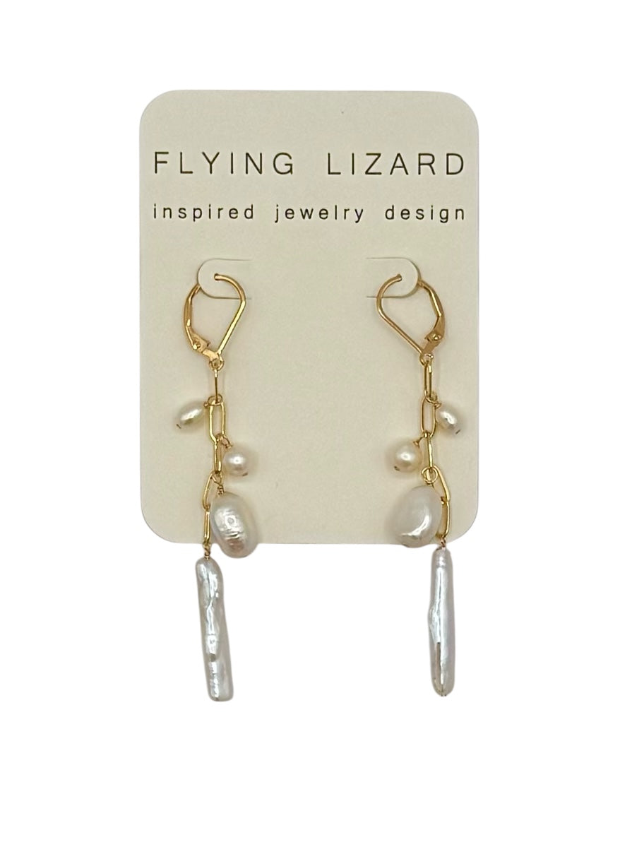 Boho Pearl Mix Earrings