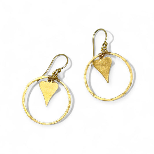 Circle of Love Hoops