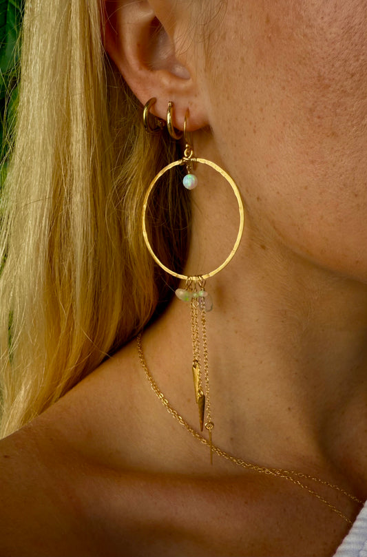 Ventana Opal Hoops