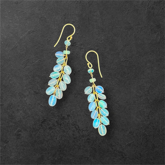 Opal Pebble Earrings