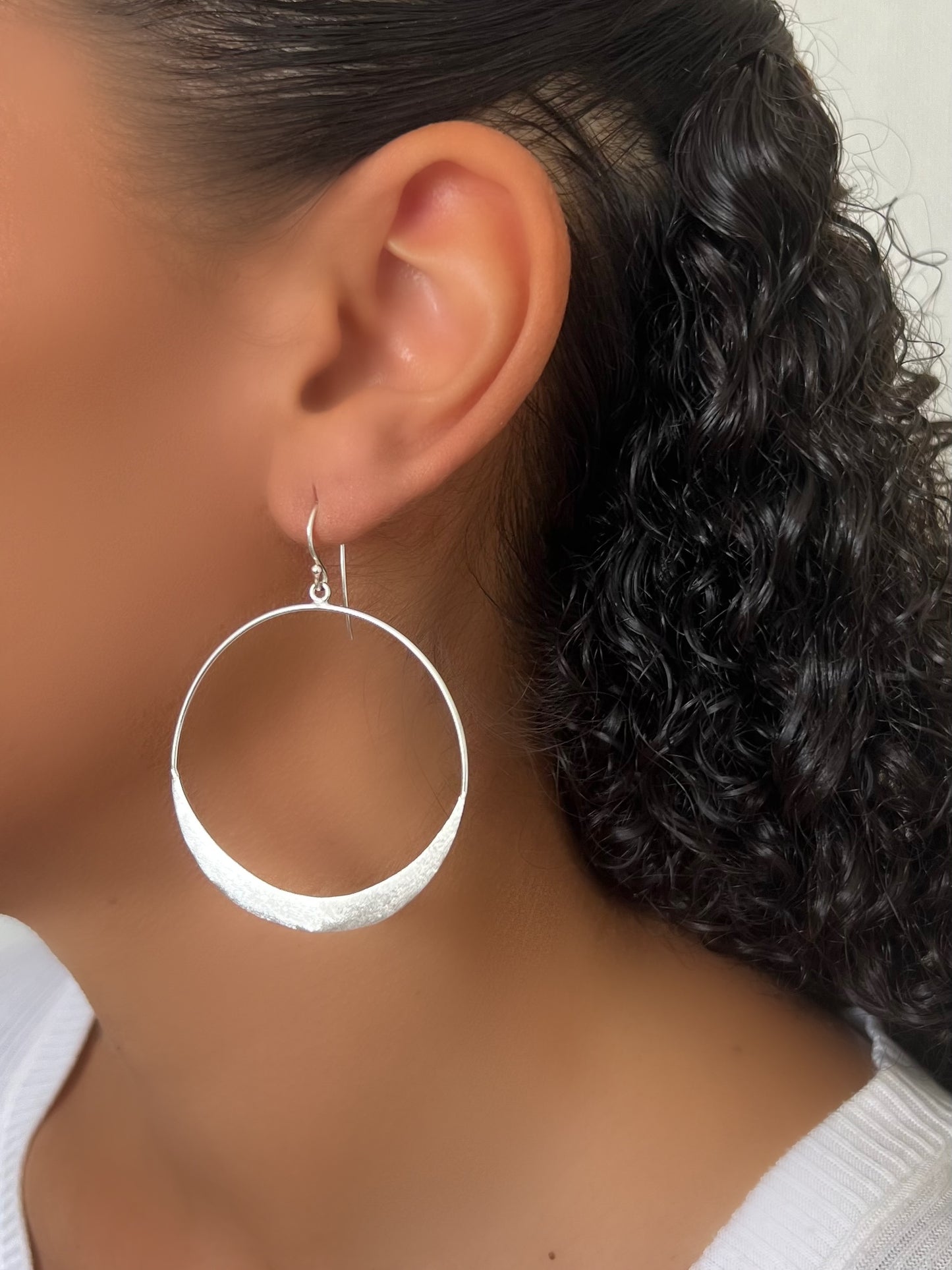 Moon Sliver Hoops