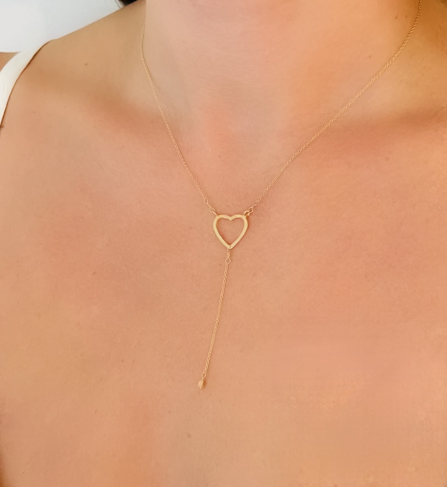 Open Heart Delicate Lariat