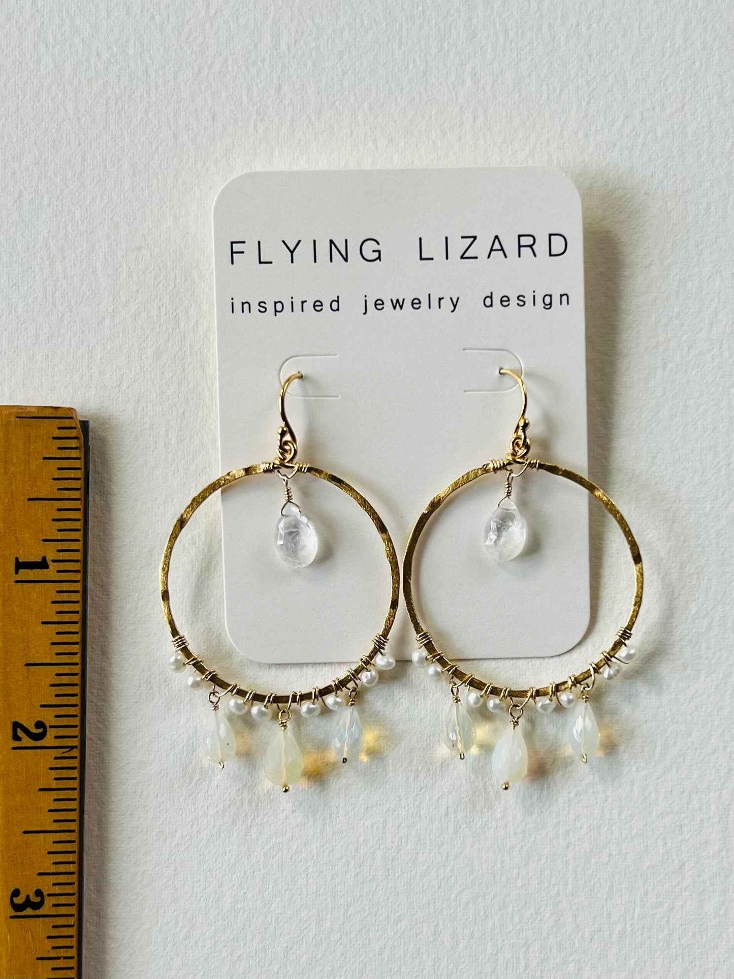 Helena Opal Hoops