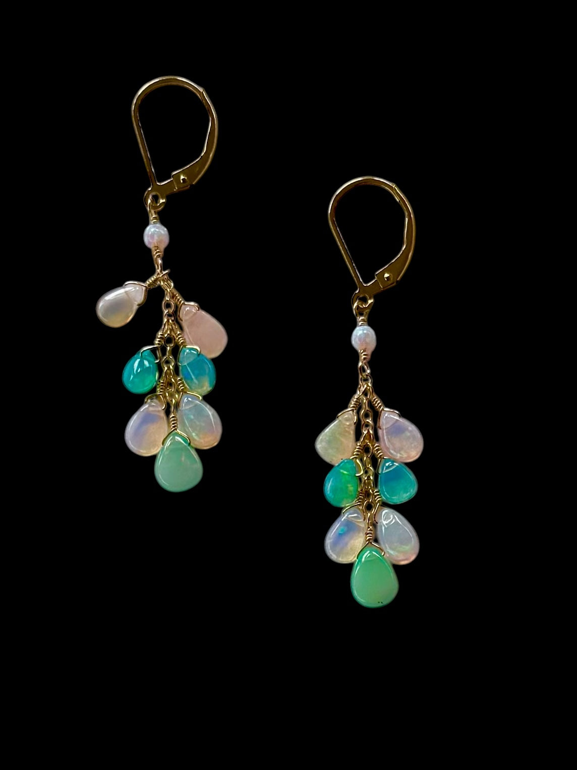 Aloha Opal Petal Earrings