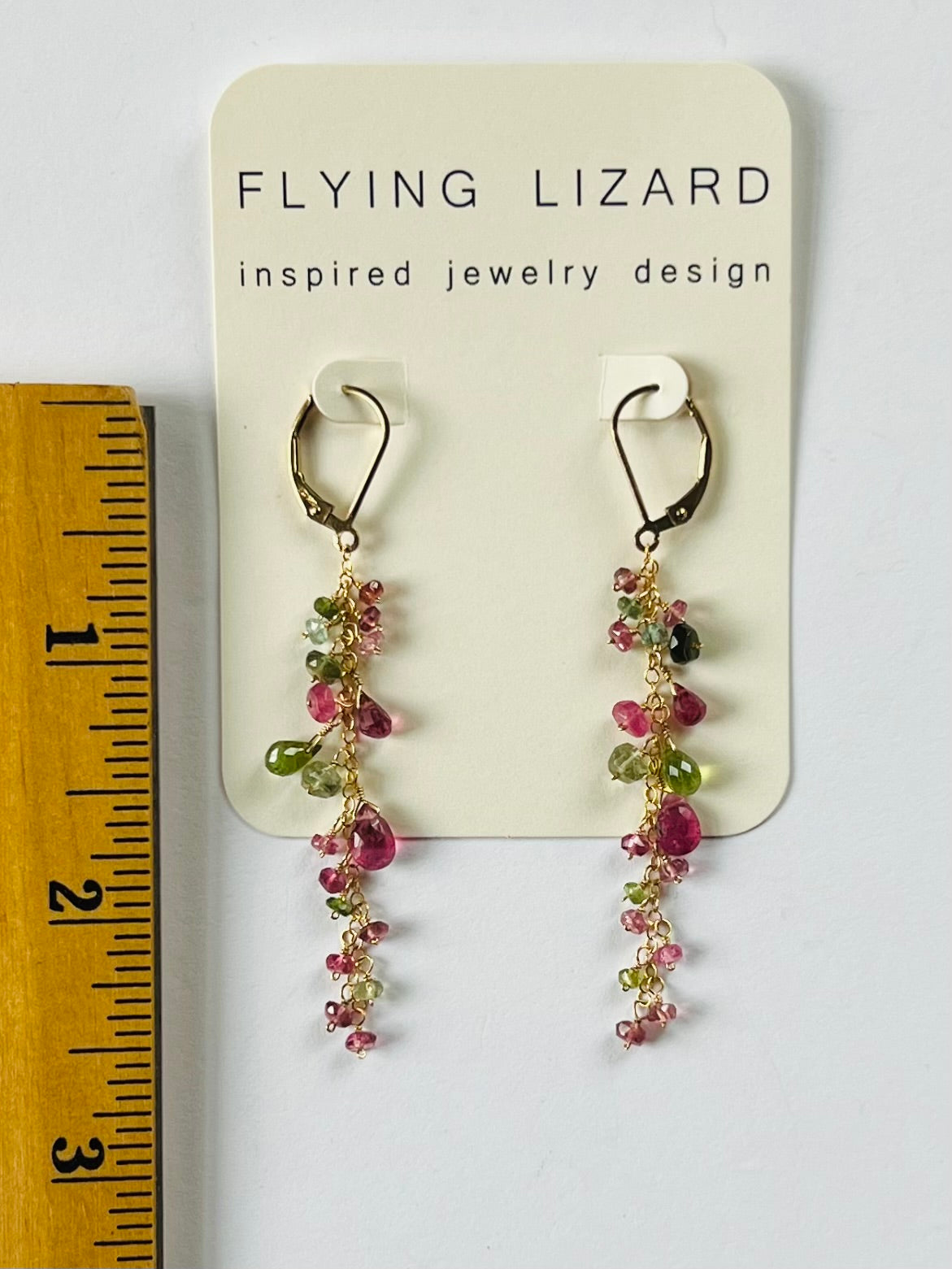 Tourmaline Gold Earrings