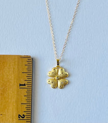 Diamond Clover Gold Necklace