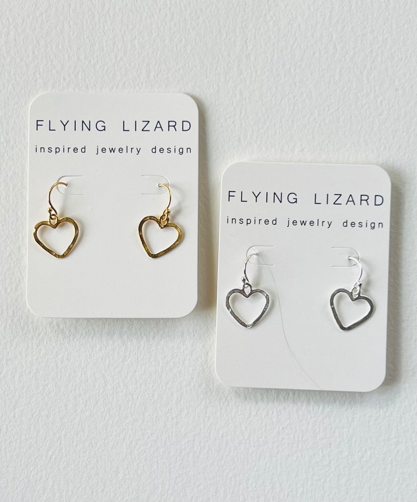 Mini Open Heart Earrings