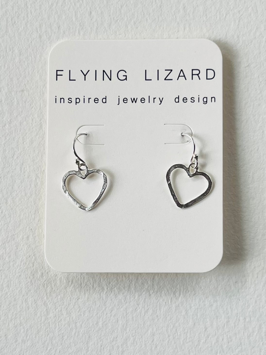 Mini Open Heart Earrings