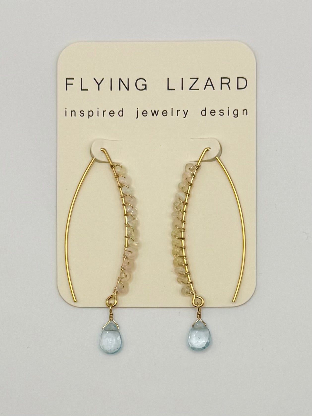 Fleur Pull Thru Earrings