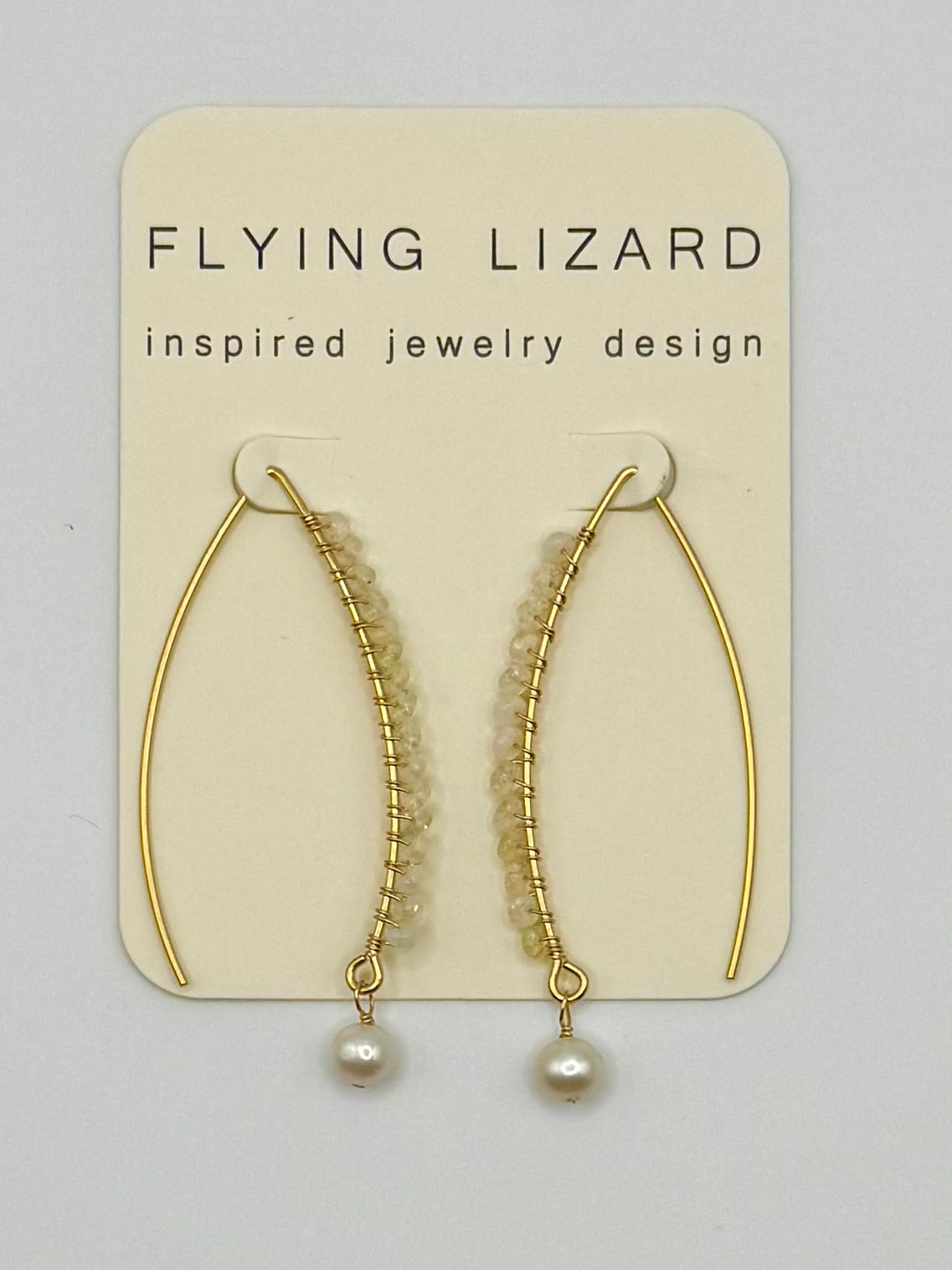 Fleur Pull Thru Earrings