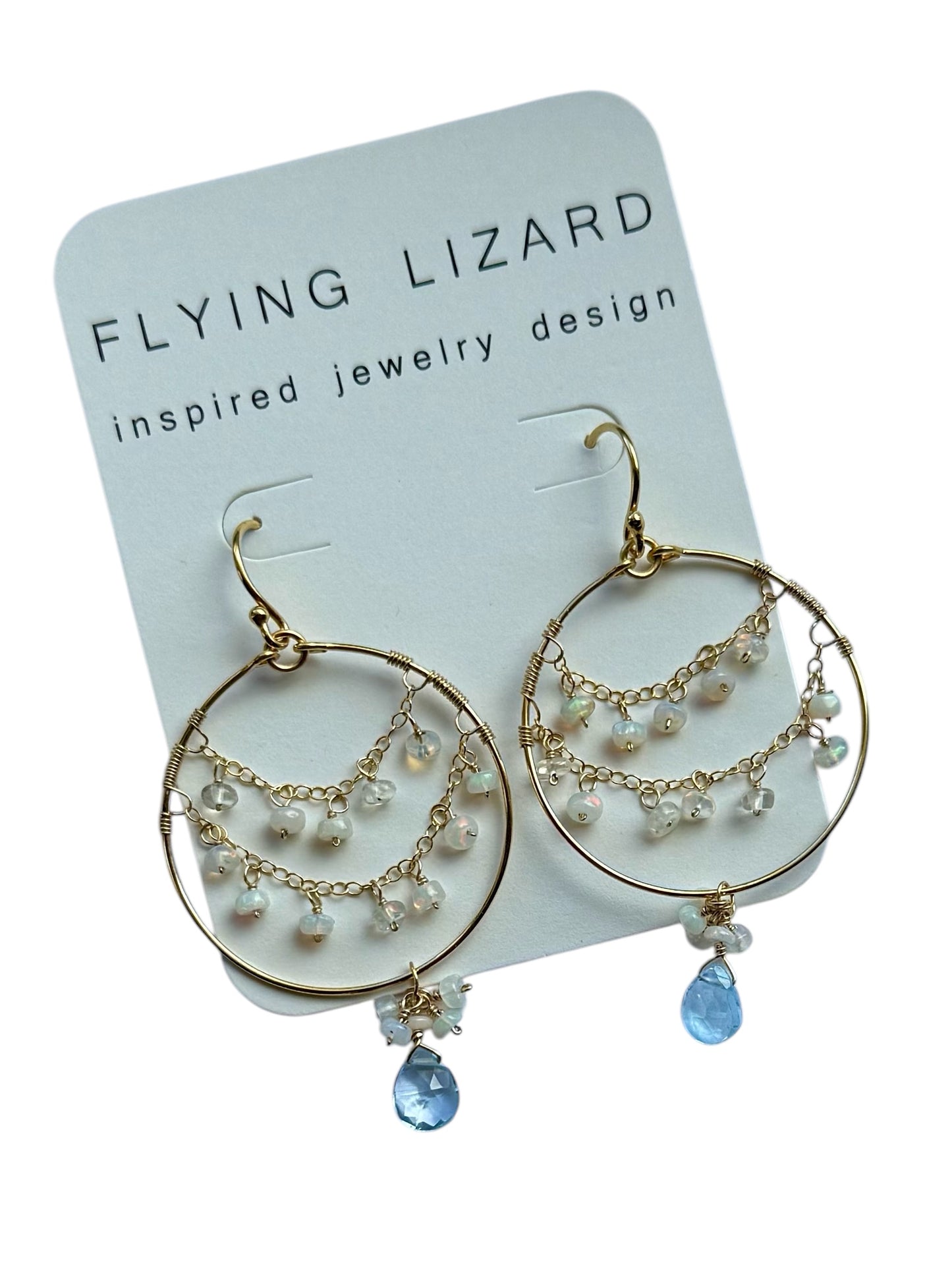 Opal Lacey Blue Hoops