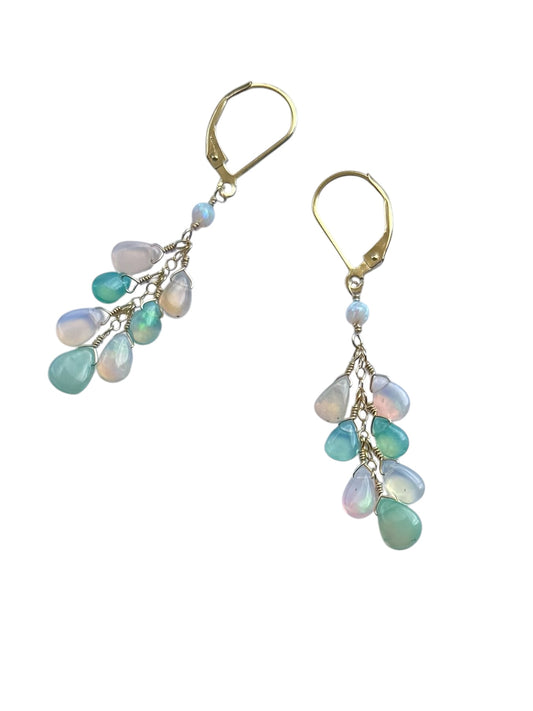 Aloha Opal Petal Earrings