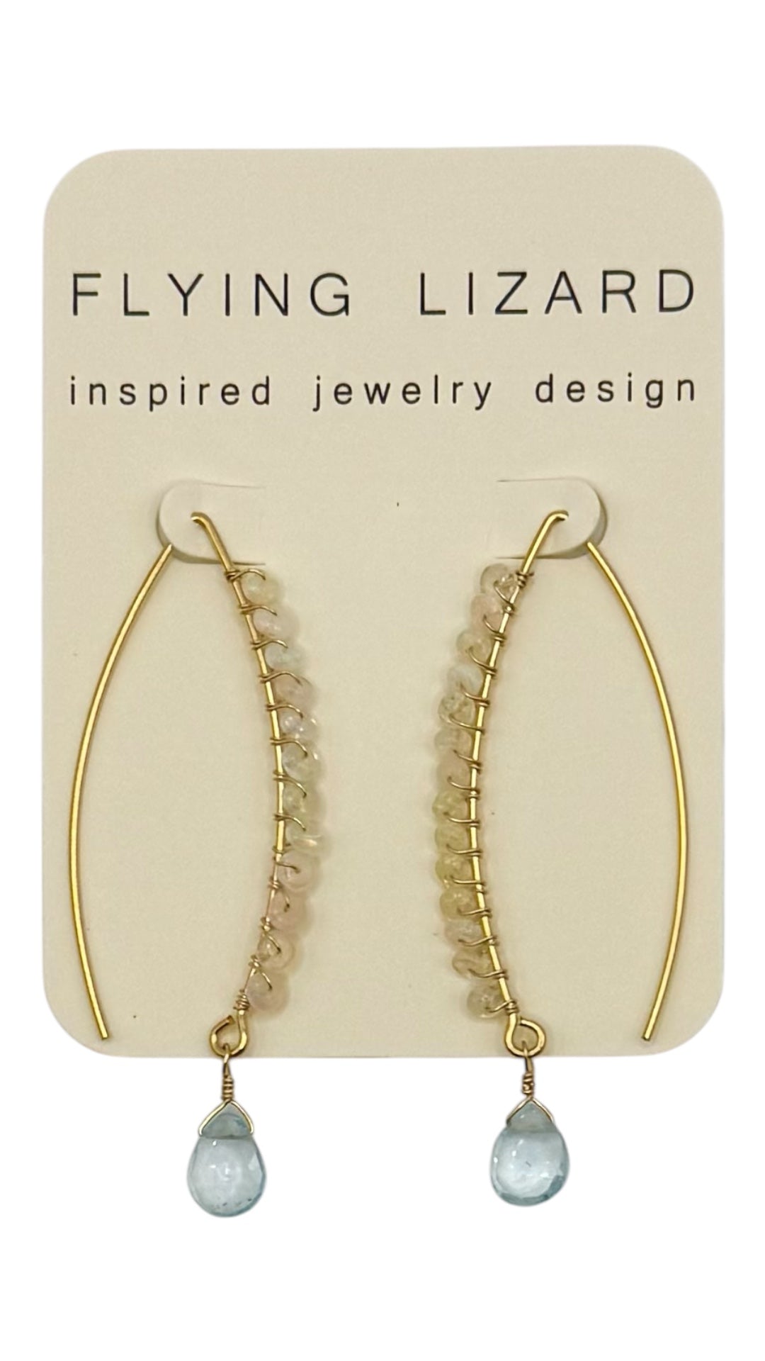 Fleur Pull Thru Earrings