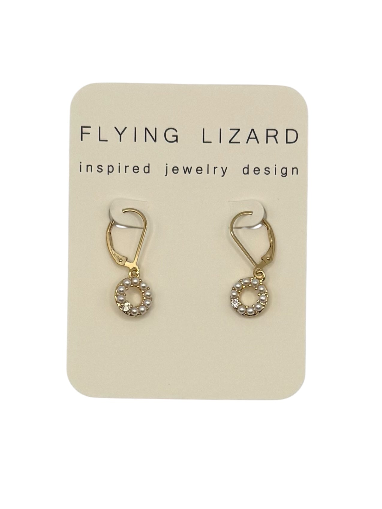 Baby Pearl Pave' Earrings
