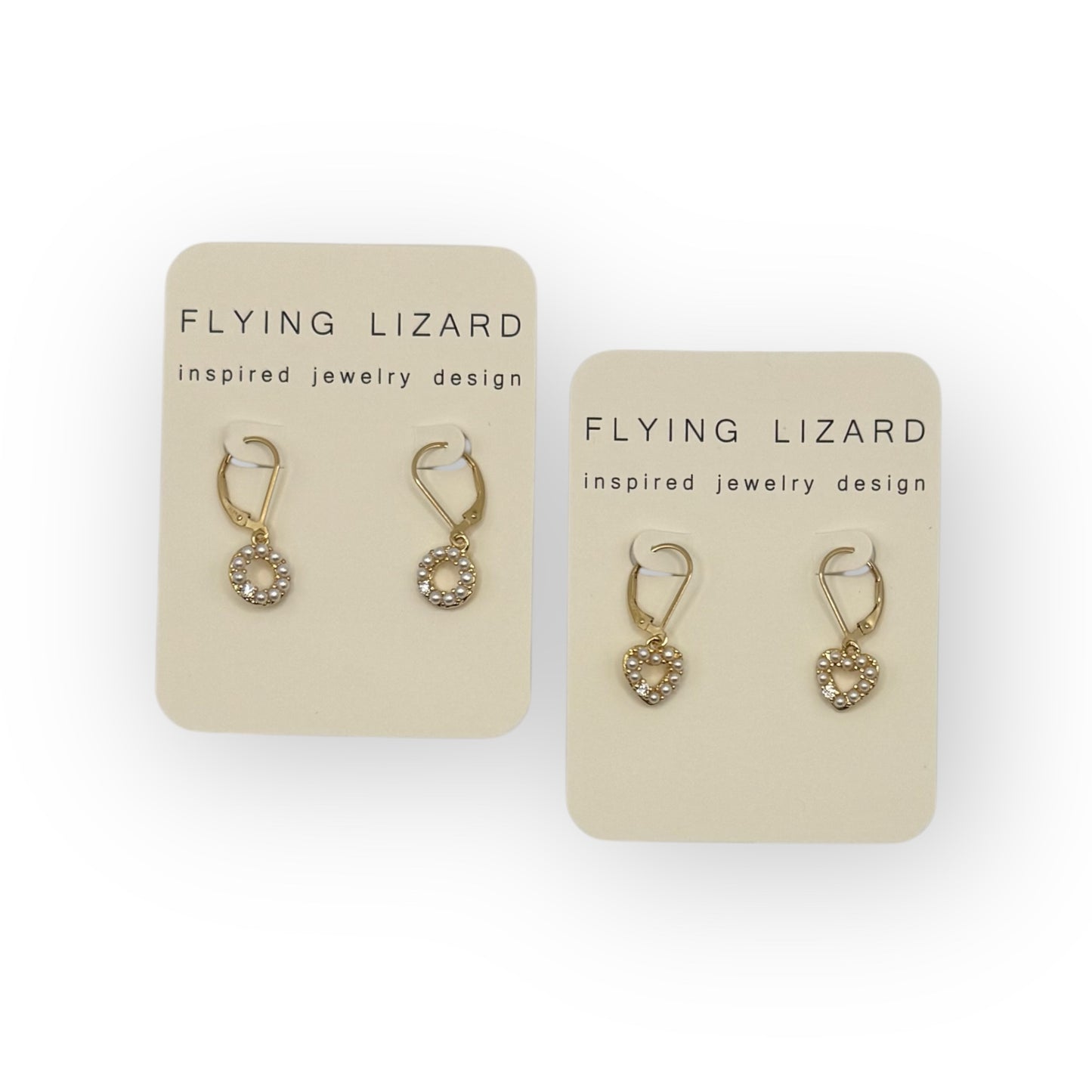 Baby Pearl Pave' Earrings