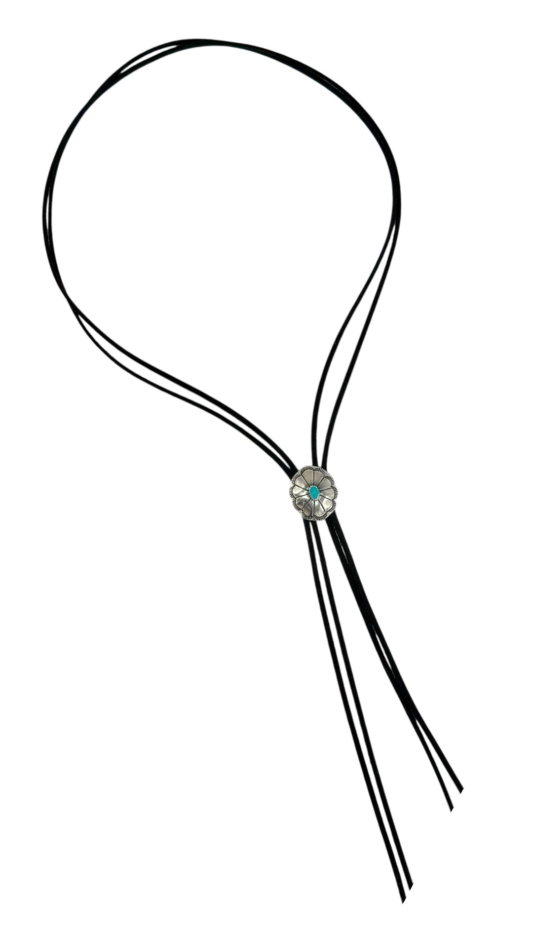 Opal & Silver Bolo Tie