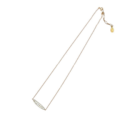 Biwa Pearl Gold Necklace