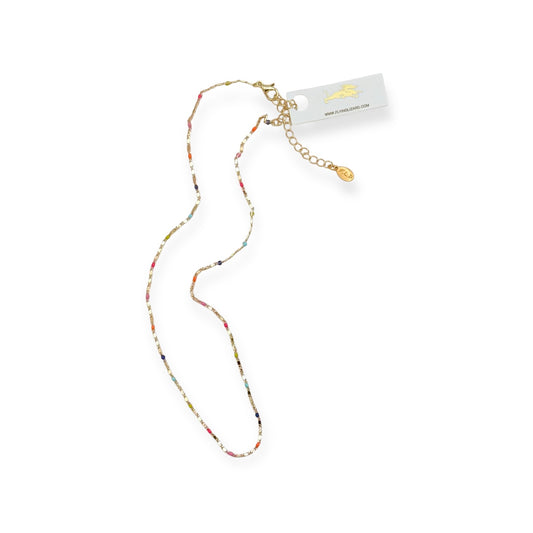 Tiny Bead Confetti Necklace