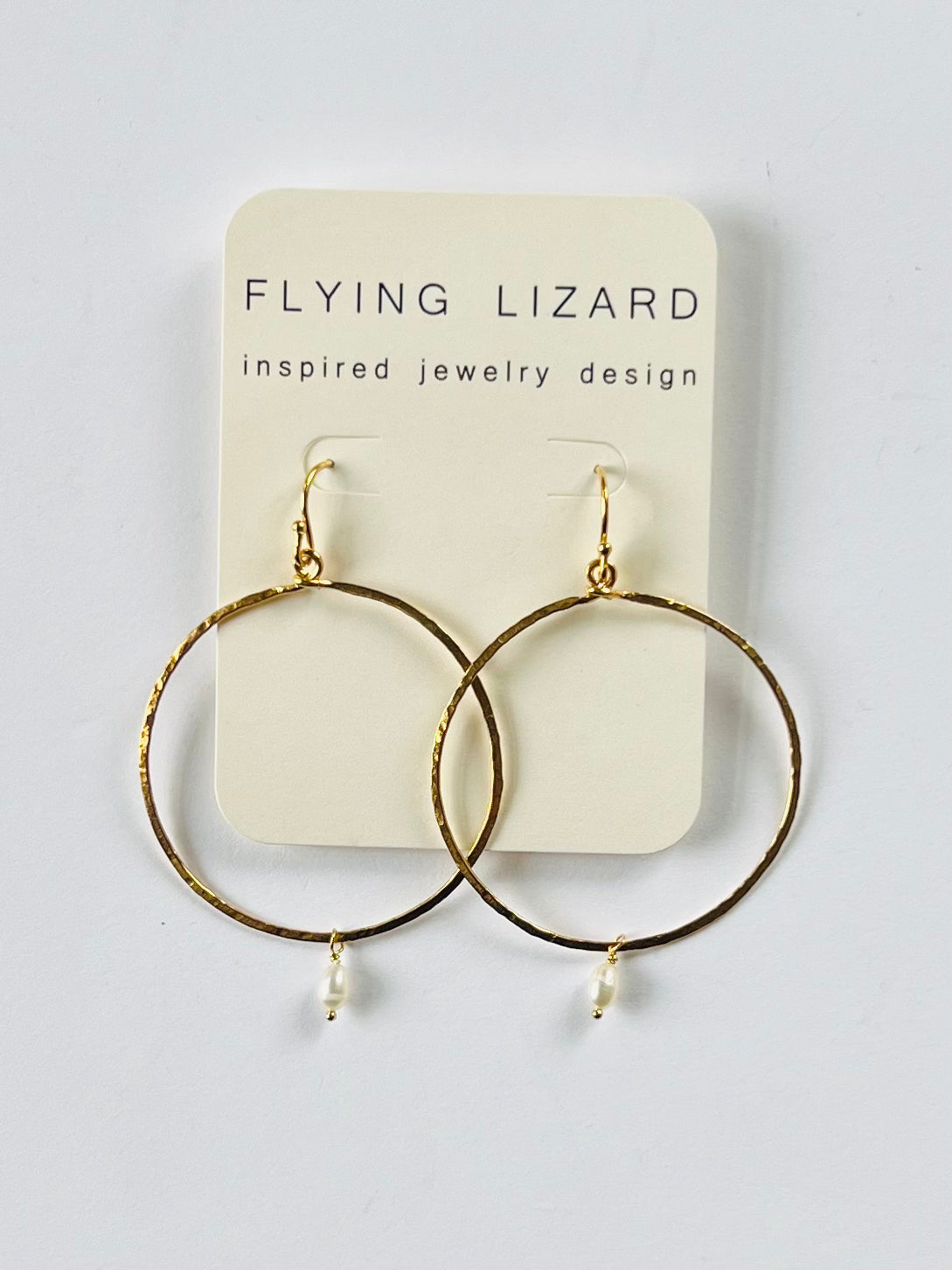 Rice Pearl Hoops