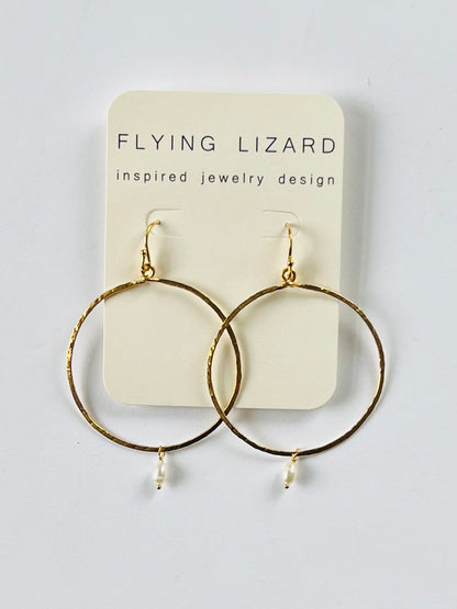 Rice Pearl Hoops