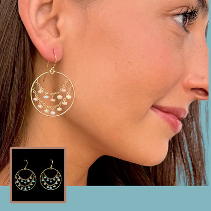 Opal Lace Earrings