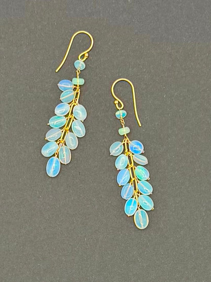 Opal Pebble Earrings