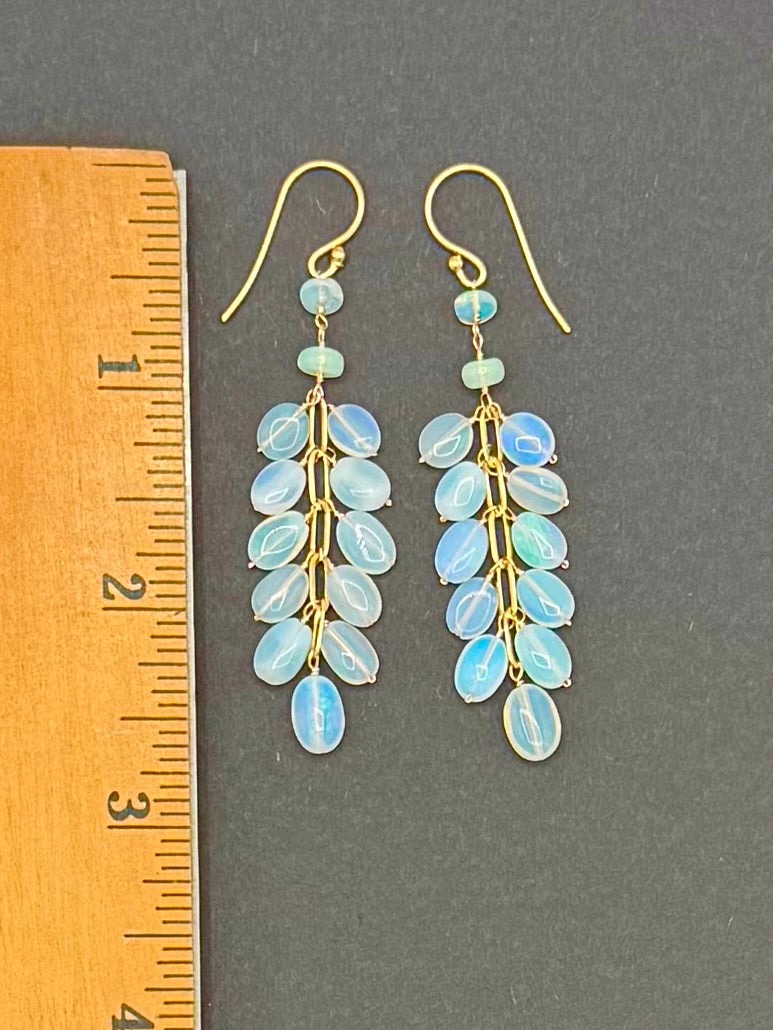 Opal Pebble Earrings