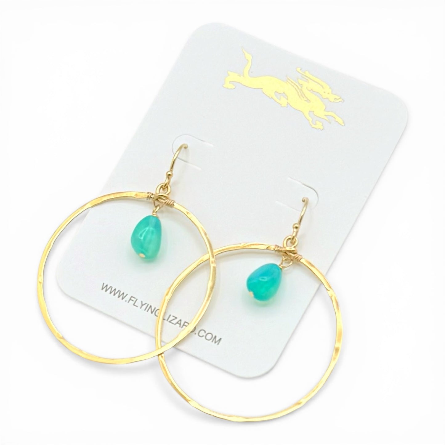 Opal Lustre Hoops