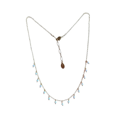 Multi Opal Drop Necklace