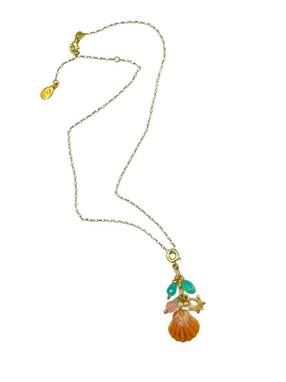 Sun & Stone Charm Necklace