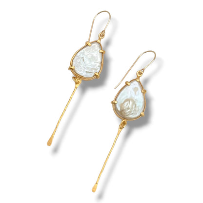 Ocean Muse Baroque Pearl Earrings