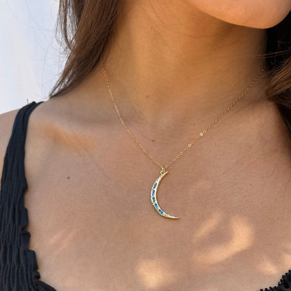 Blue Moon Necklace