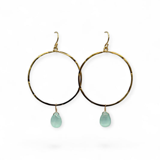 Color Pop Gem Hoops