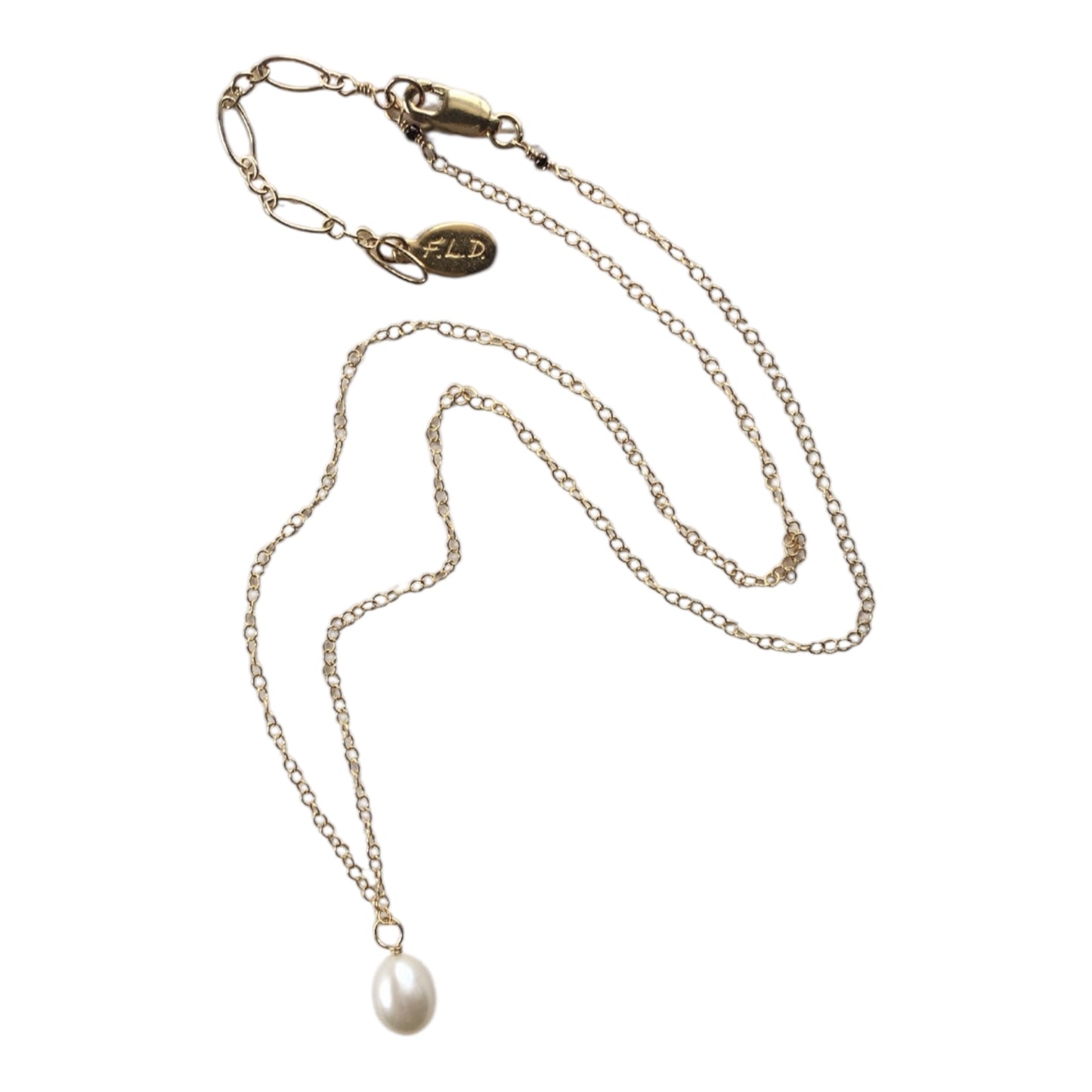 Pearl Elegance Drop Necklace