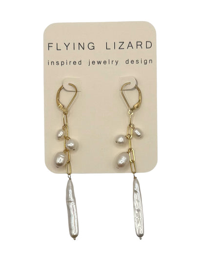 Boho Pearl Mix Earrings