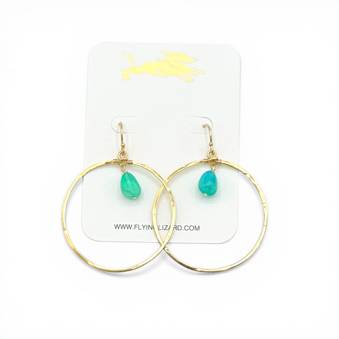 Opal Lustre Hoops