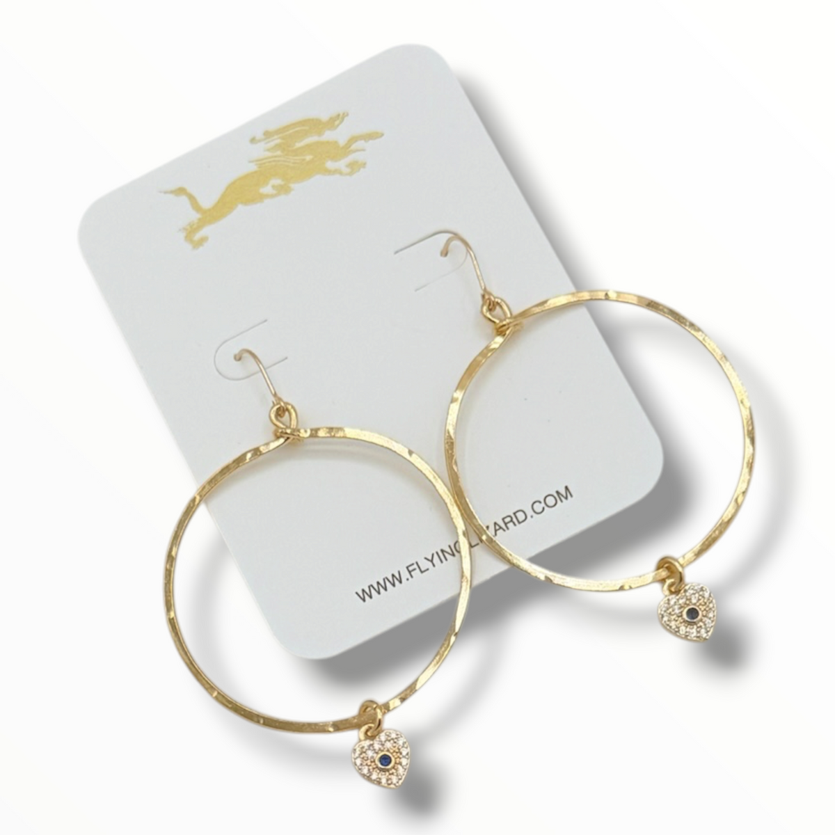 The Good Omen – Vintage Evil Eye Hoops